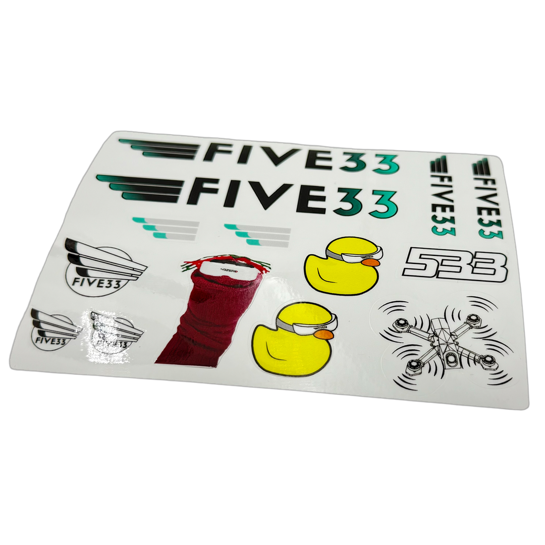 Five33 Sticker Sheet