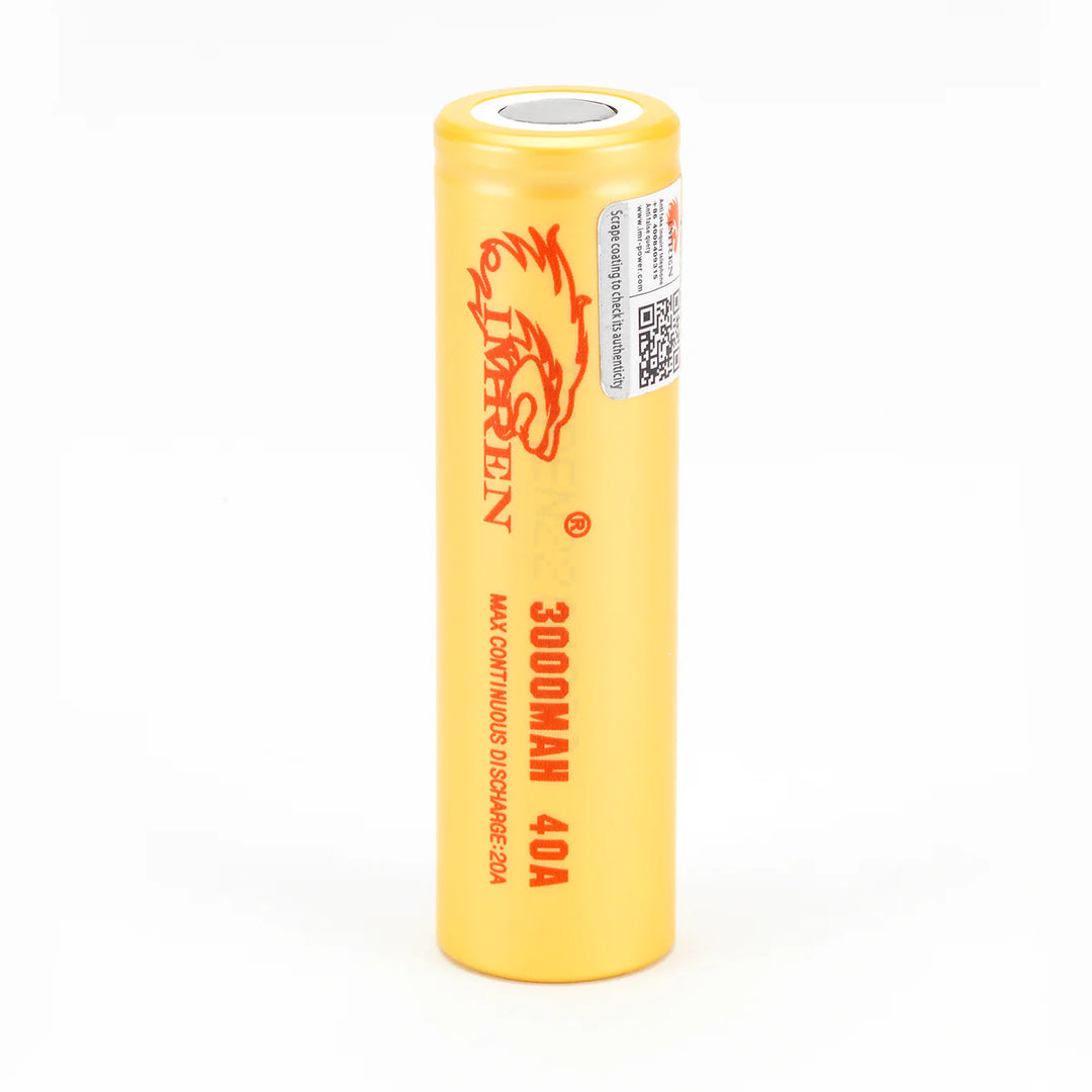 IMREN 18650 3000mAh Battery (2pcs)