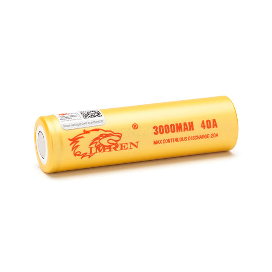 IMREN 18650 3000mAh Battery (2pcs)