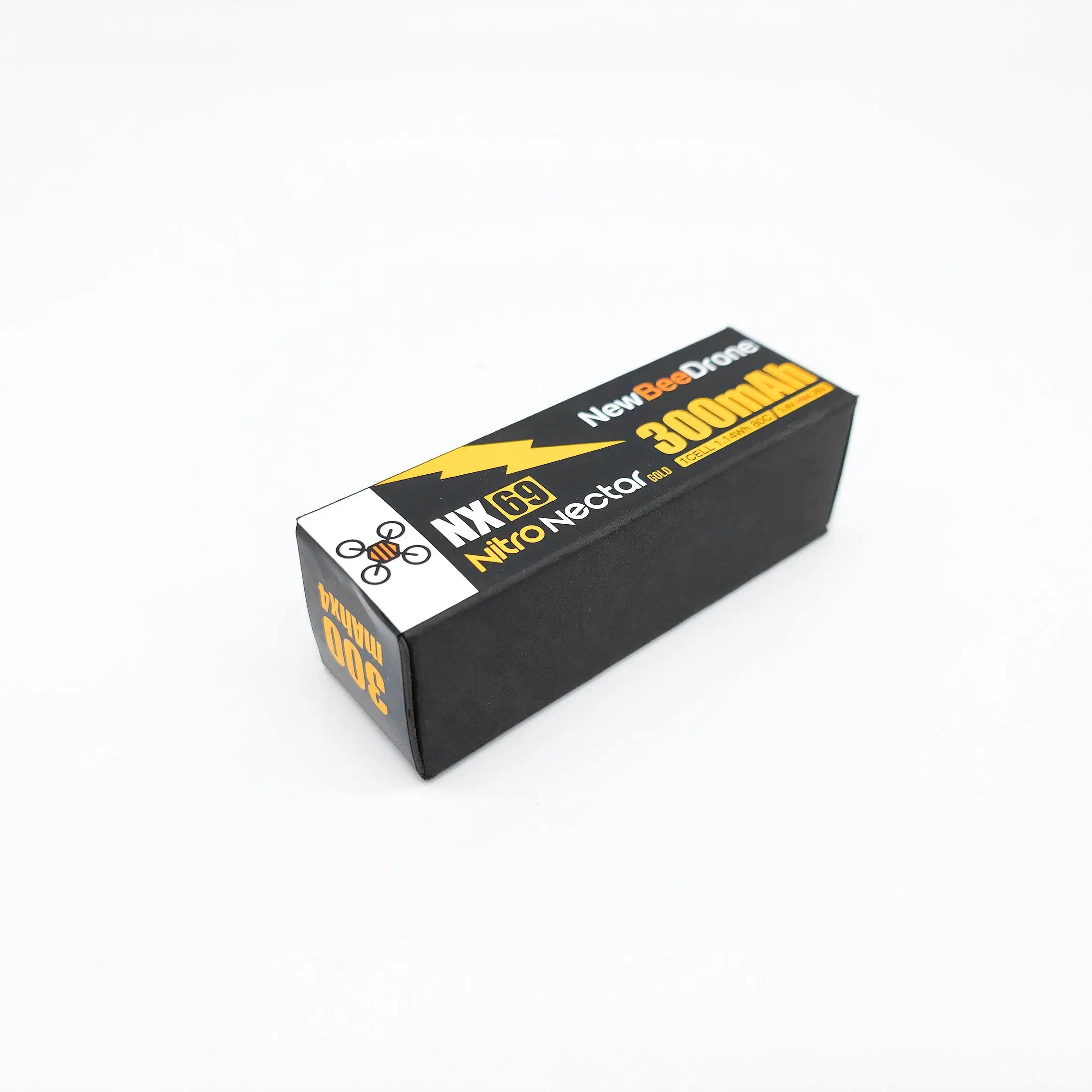 NewBeeDrone Nitro Nectar NX69 300mAh 1S 80C HV LiPo Battery (pack