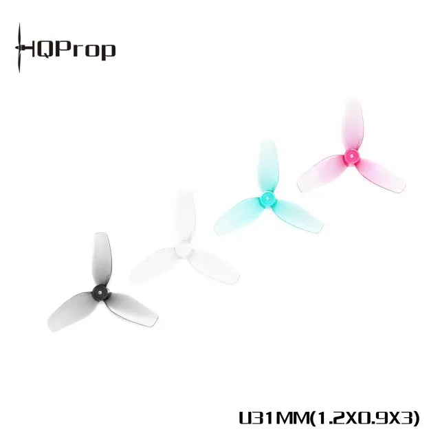 HQ Prop Ultralight Whoop Propellers 31MMX3 w/ 1mm Shaft (1.2X0.9X3) (2CW+2CCW)