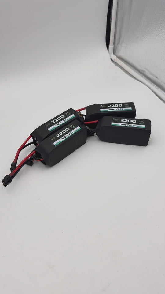 Pro Spec 6S 2200 mAh Lipo Super Budget Bundle 70C (4 Pack)