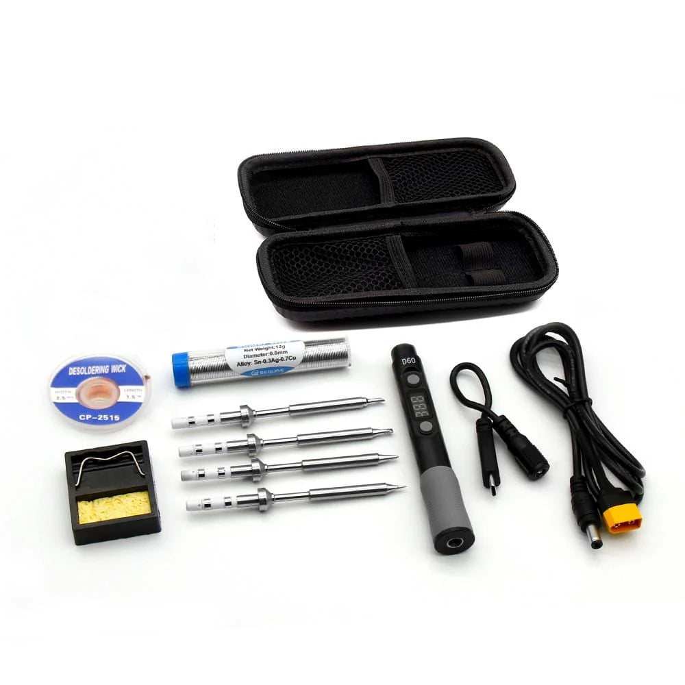 SQ-D60B Micro Electric Soldering Iron Set with Tool Kit Sequre (reserve stock)
