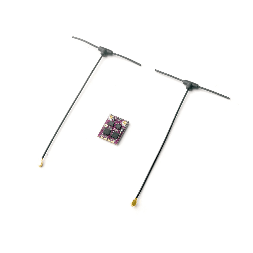 HAPPYMODEL 2.4G EXPRESSLRS EP1 DUAL TCXO RX TRUE DIVERSITY RECEIVER MODULE