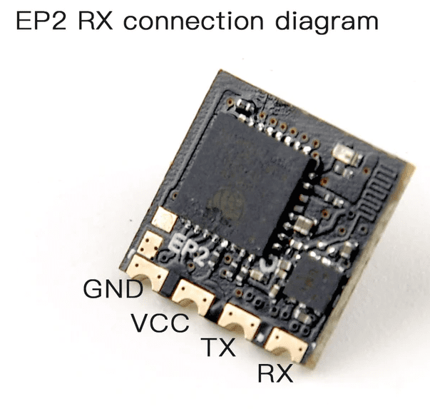 HAPPYMODEL 2.4G EXPRESSLRS EP2 RX RECEIVER MODULE
