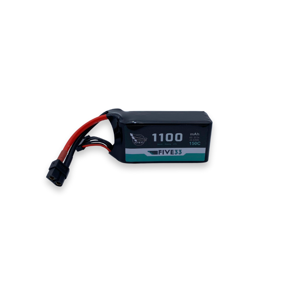 Budget Sport Class Lipo 1100mAh 6S (4 Pack Bundle)