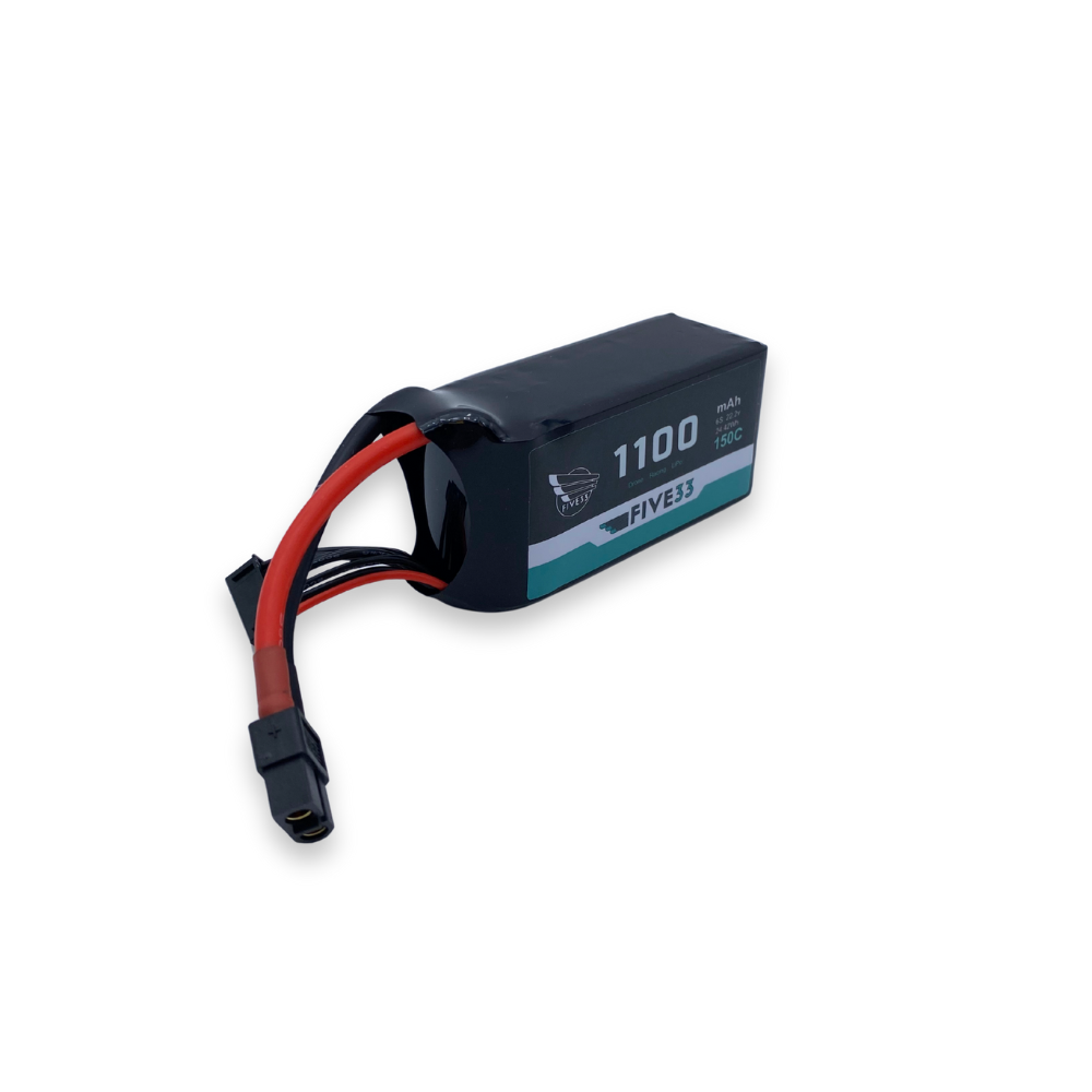 Budget Sport Class Lipo 1100mAh 6S (4 Pack Bundle)