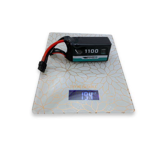 Budget Sport Class Lipo 1100mAh 6S (4 Pack Bundle)
