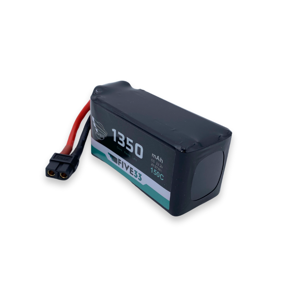 Budget Lipo 1350mAh 6S (4 Pack Bundle)