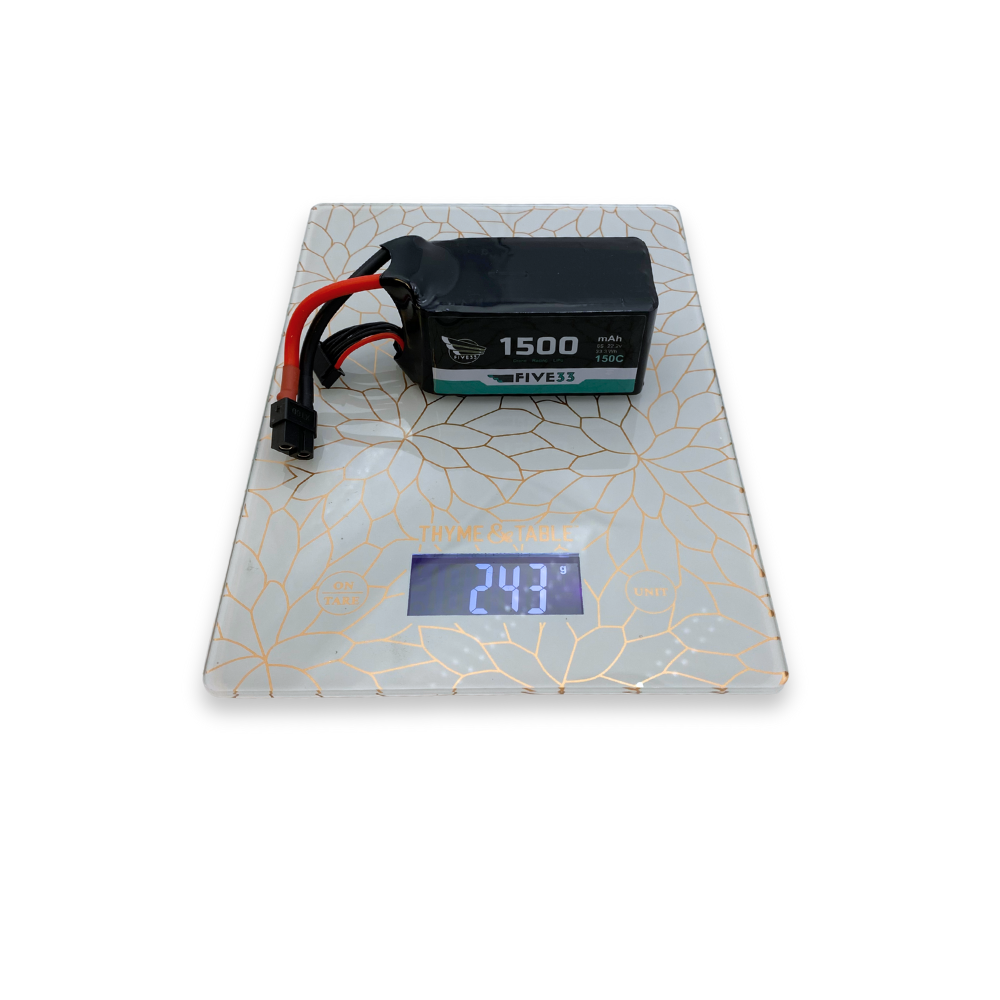 Budget Sport Class Lipo 1500mAh 6S (4 Pack Bundle)