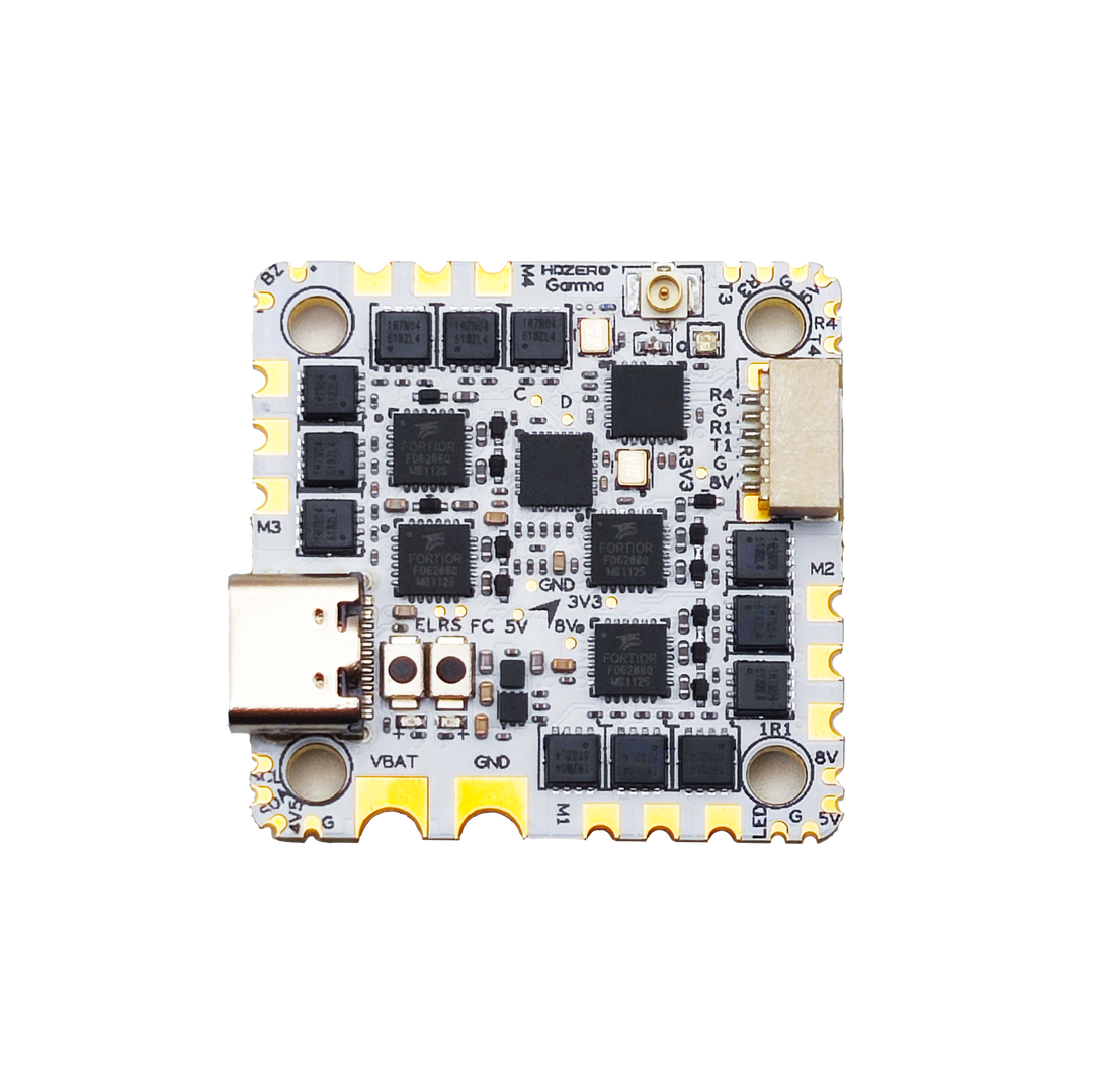 HDZero Gamma 45A HD-Ready AIO with Built-in ELRS (25.5×25.5mm for 2.5–4in Digital Builds)