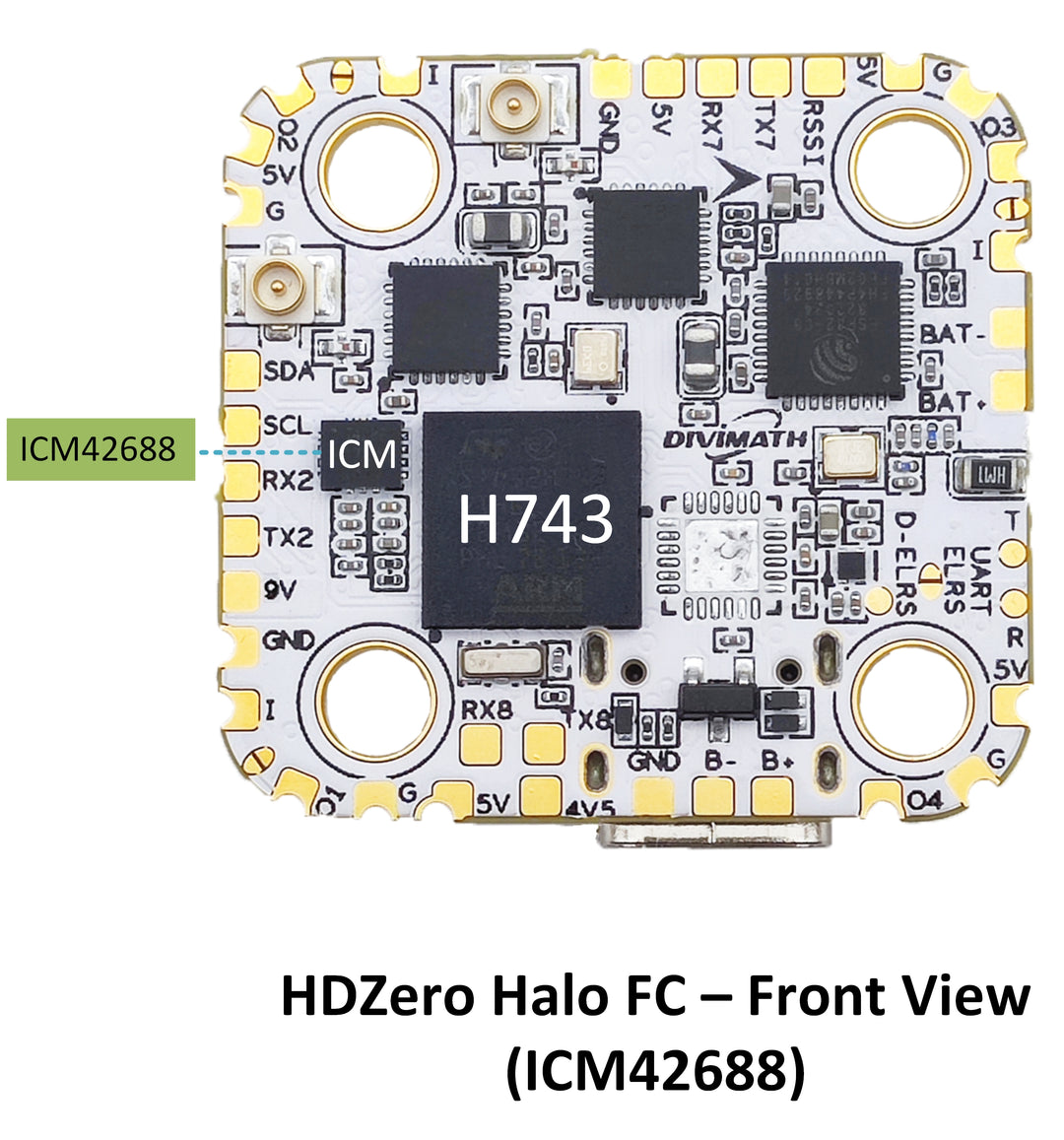 HDZero Halo Flight Controller (ICM42688 version)