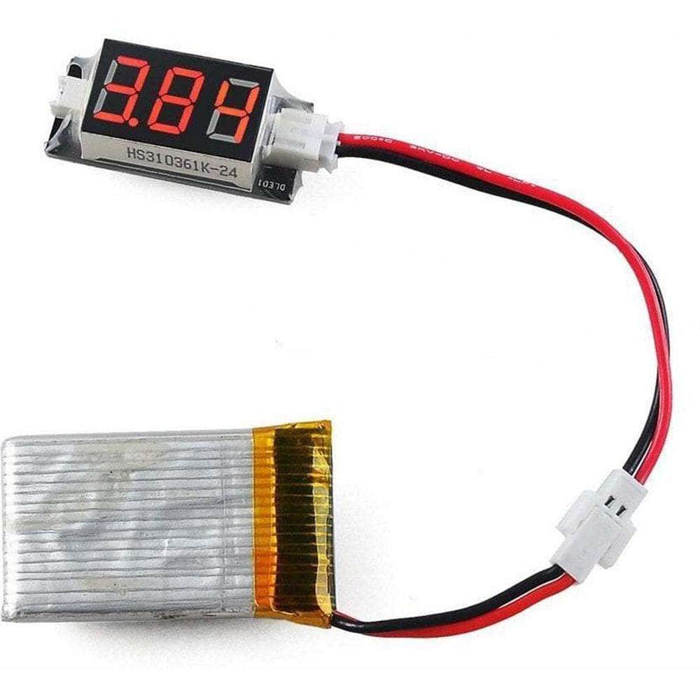 1S LiPo Whoop Battery Checker - PH2.0 and JST 1.25