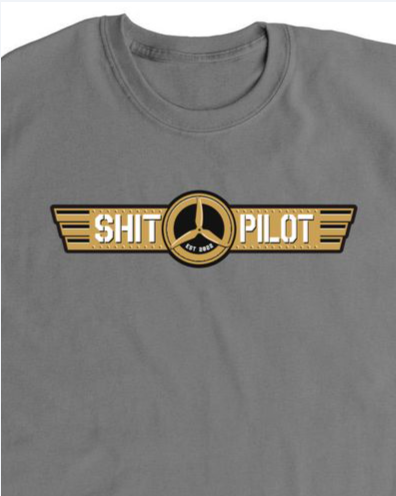 Shit Pilot Swag | Official Badge