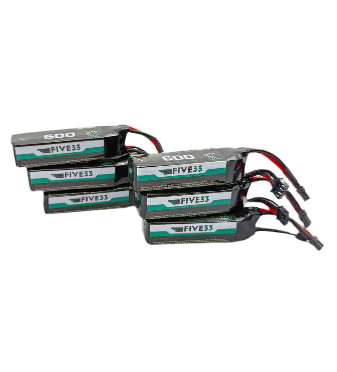 600 mah 3s Super Budget Bundle (6 pack)