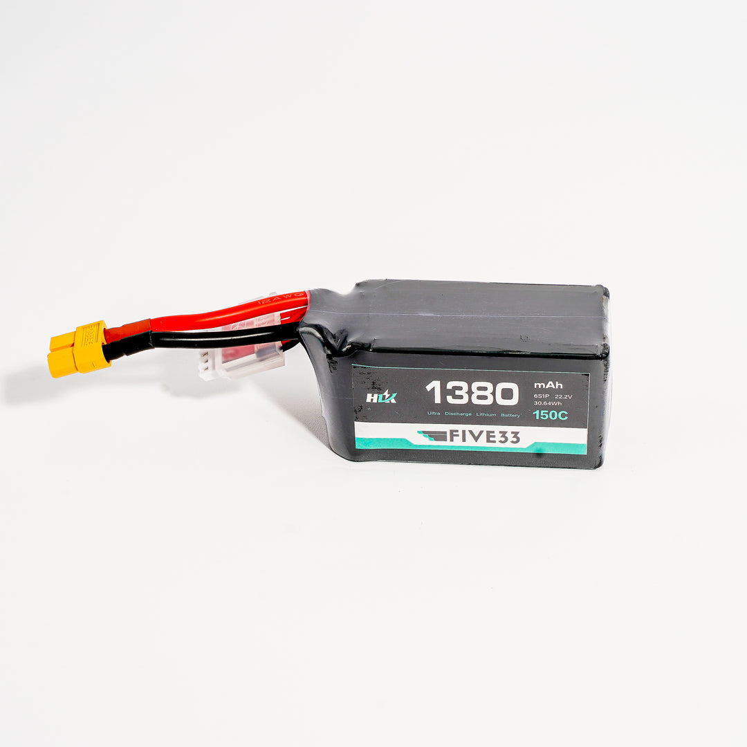 "Budget" 1380mah 6S 150C LiPo Battery