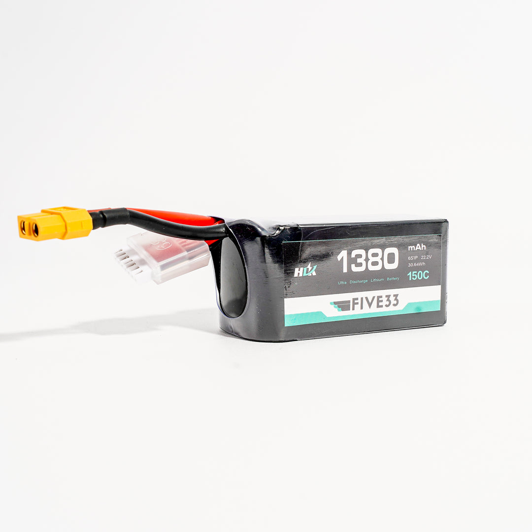 Budget 1380mAh 6S 150C LiPo Battery