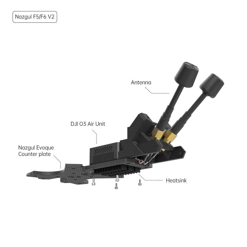 iFlight Nazgul Evoque F5X V2 HD O3 5" Freestyle Frame Kit w/ LED Side Plates