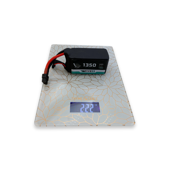 Budget Freedom Spec Lipo 1350mAh 6S (4 Pack Bundle)