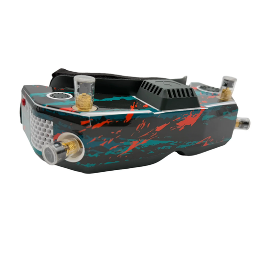 HD Zero Goggle Skin (Orange/Teal Camo)