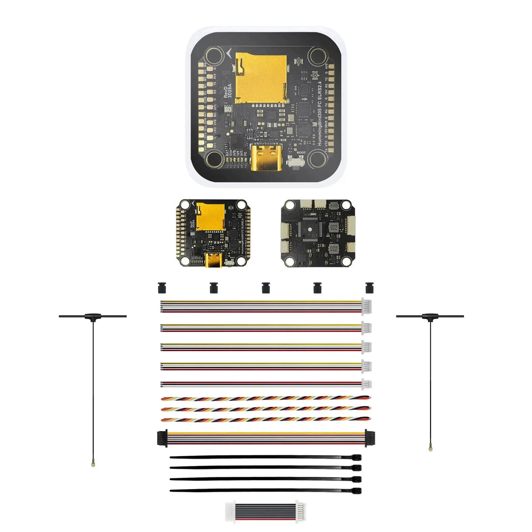 Hummingbird 305 Flight Stack – F722 FC with Built-in ELRS + 80A 4in1 ESC