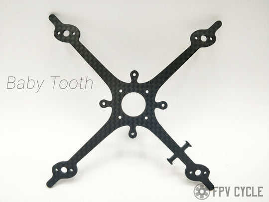 FPVCycle BabyTooth Frame (CHOOSE THICKNESS)