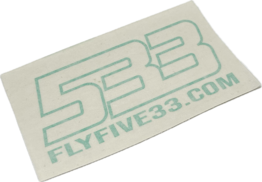 533 Vinyl Window Sticker