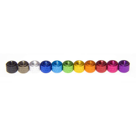 M3 Knurled Standoff w/ Small Step (1PC) - Choose Your Color & Size