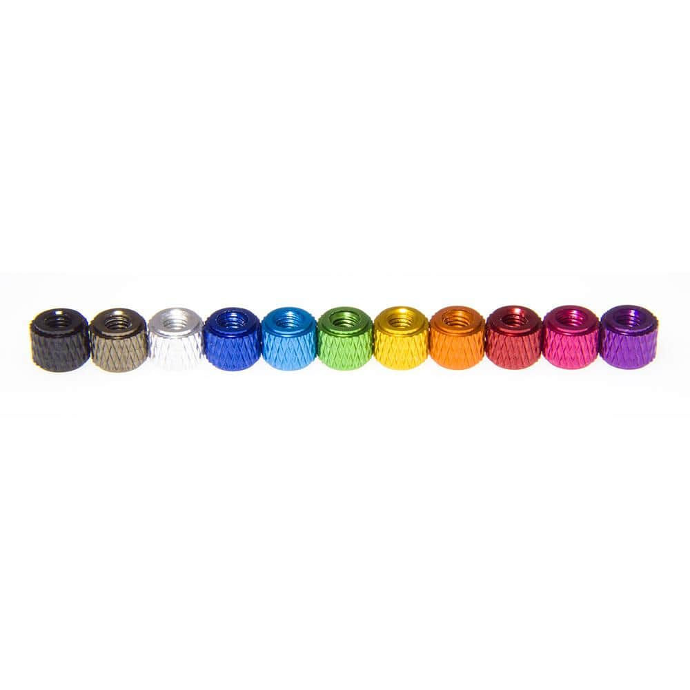 M3 Knurled Standoff w/ Small Step (1PC) - Choose Your Color & Size