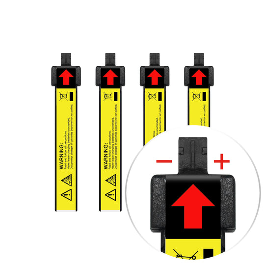 NewBeeDrone Nitro Nectar NX69 300mAh 1S 80C HV LiPo Battery 4xBatteries