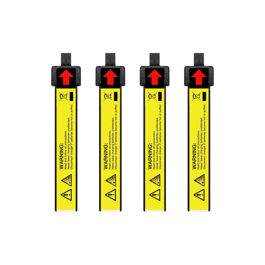 NewBeeDrone Nitro Nectar NX69 300mAh 1S 80C HV LiPo Battery 4xBatteries