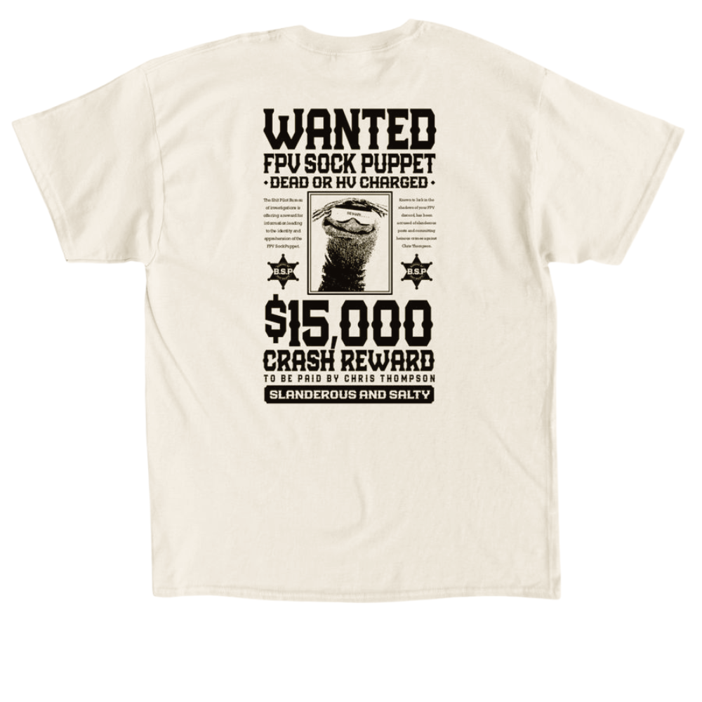 FPV SockPuppet Wanted Shirt
