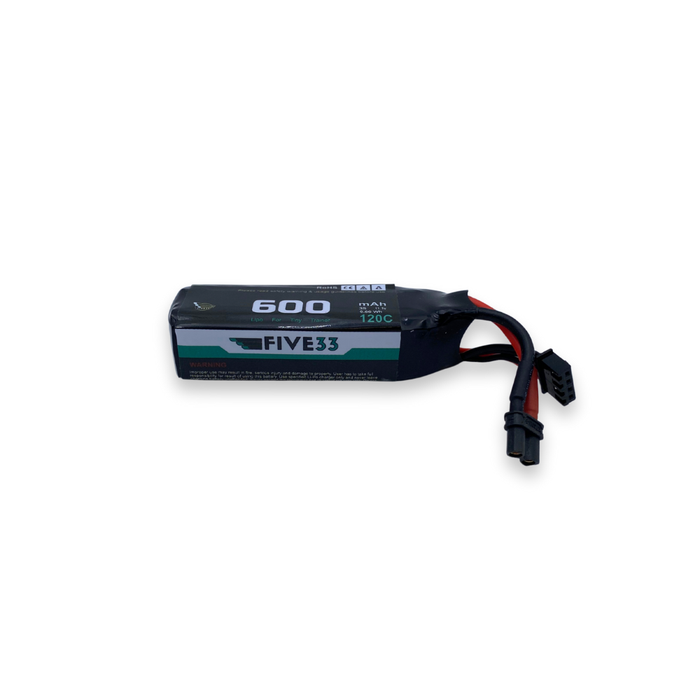 Budget Tiny Trainer Lipo 600mAh 3S (6 Pack Bundle)