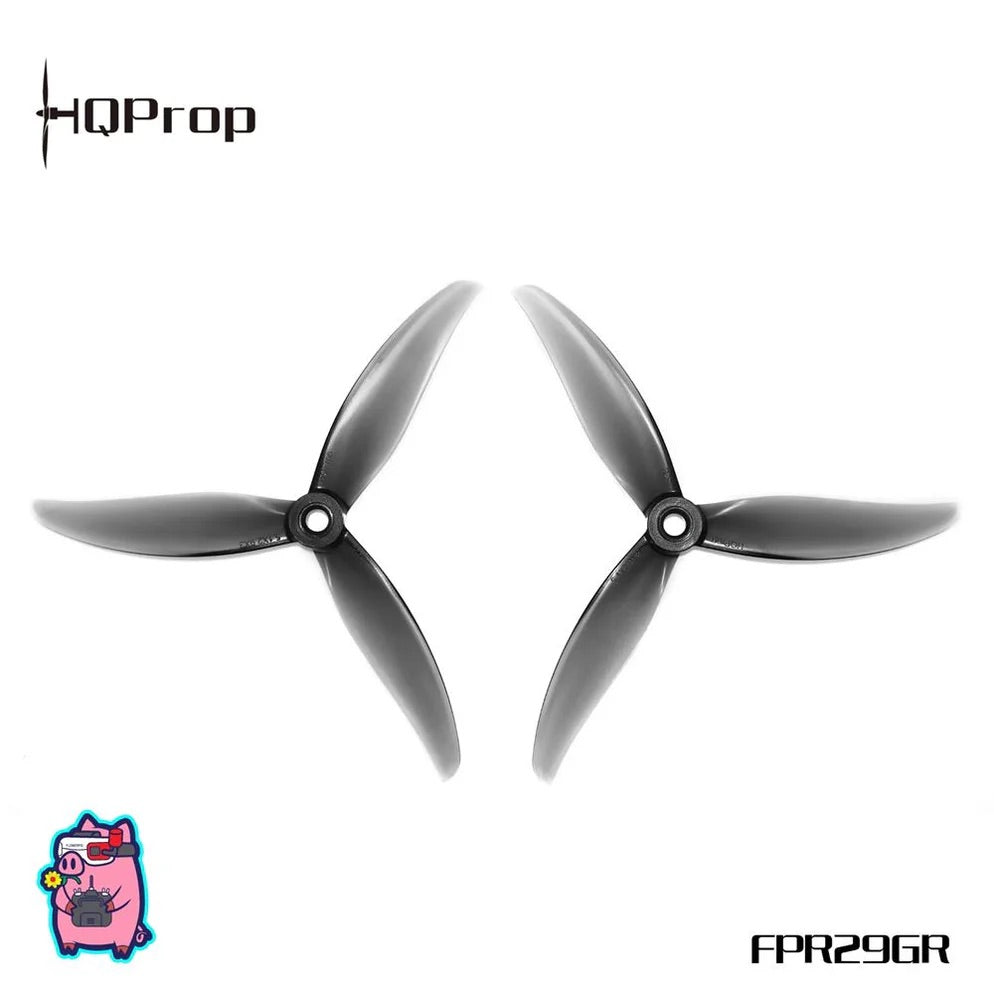 HQ Prop FlowerPig 5129 5.1" Propeller (2CCW+2CW) - Poly Carbonate - Choose Color