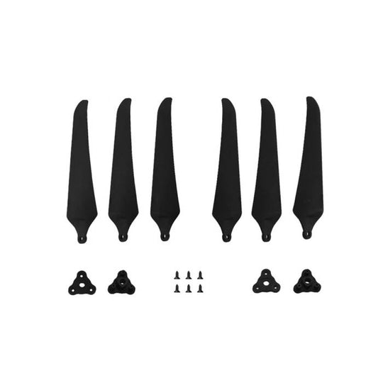 Gemfan F1051 Folding 3-Blade Propeller (Set of 2) - Black