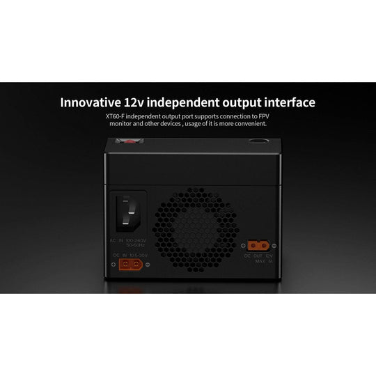 HOTA S6 400W 15A 1-6S Dual Channel AC/DC Smart Charger - Black