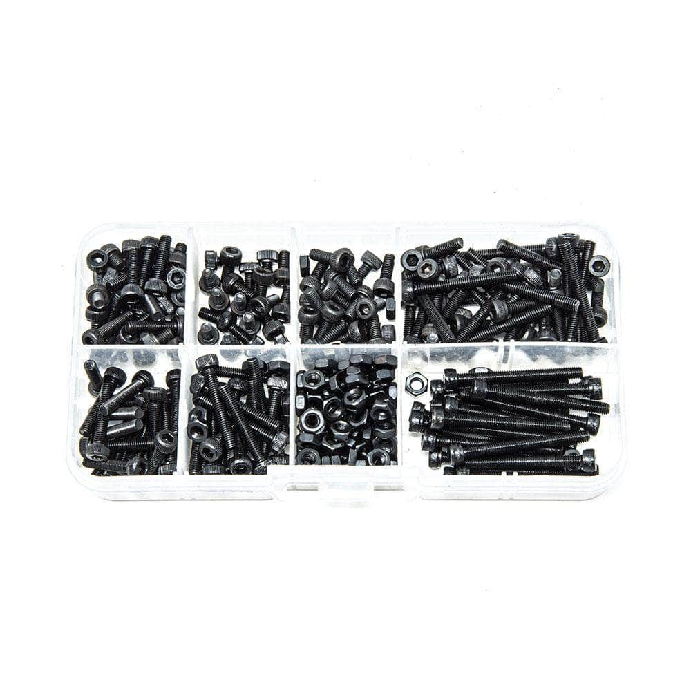 M3 Black Steel 280 Piece Nut & Bolt Kit