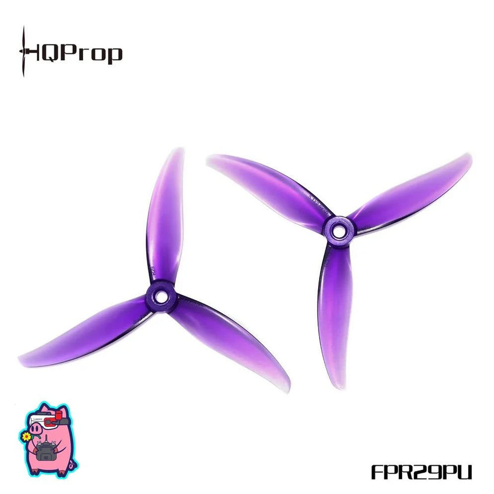 HQ Prop FlowerPig 5129 5.1" Propeller (2CCW+2CW) - Poly Carbonate - Choose Color