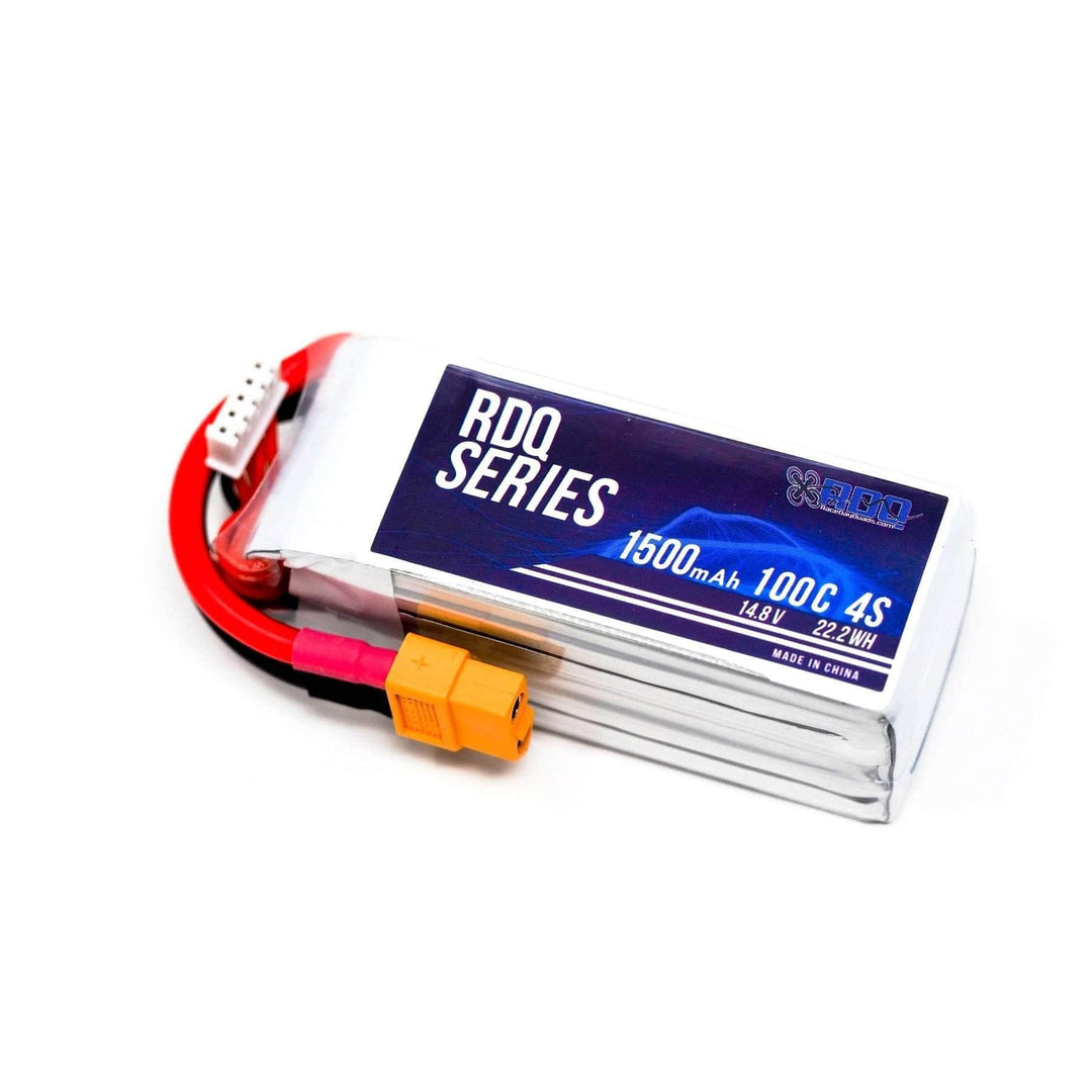3 PACK of RDQ Series 14.8V 4S 1500mAh 100C LiPo Battery - XT60