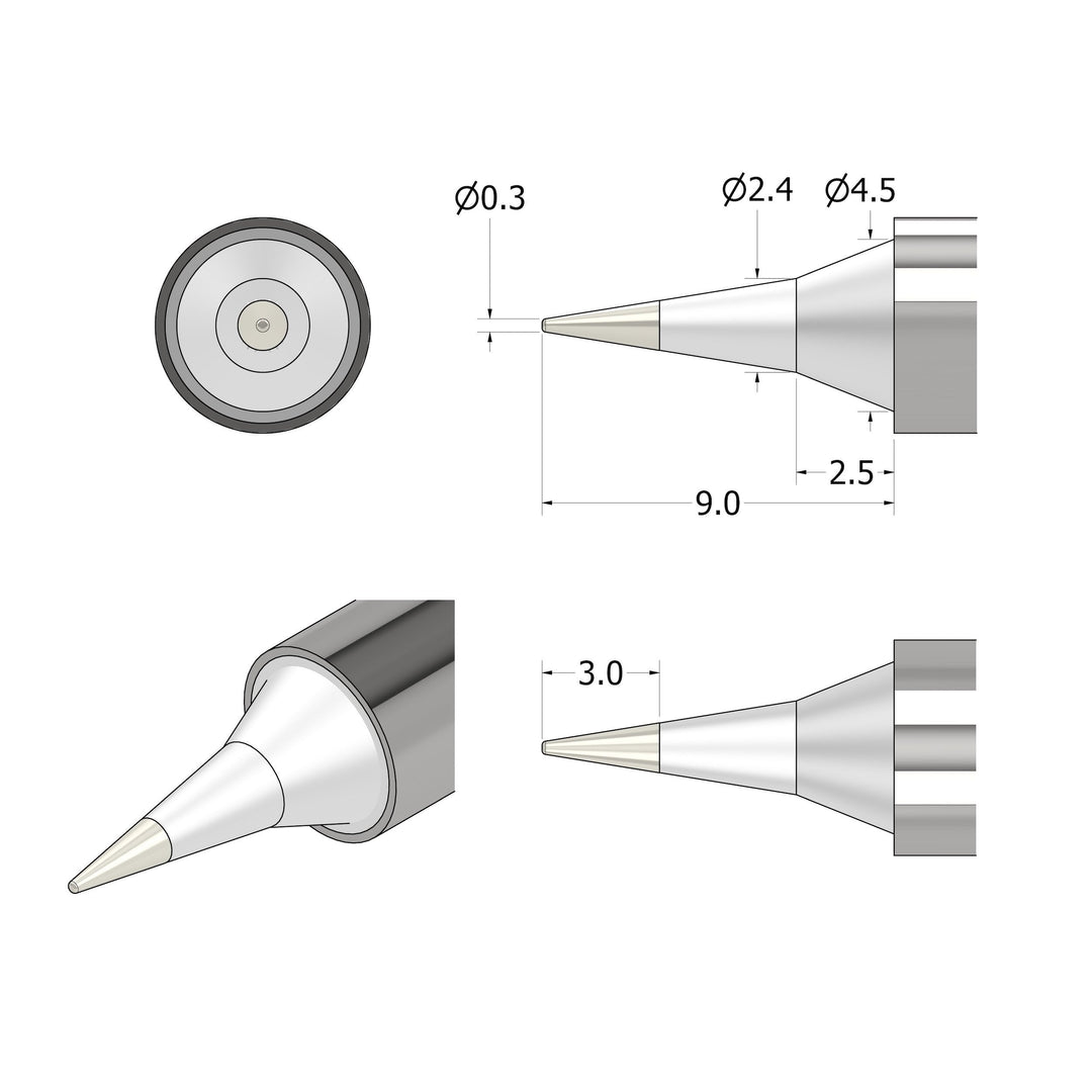 FixHub Soldering Iron Point Tip